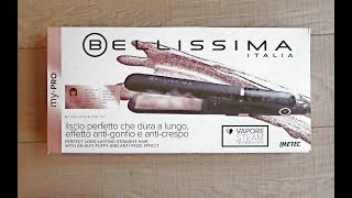 Tutorial  Bellissima B28 100 My Pro Steam  La Piastra a Vapore [upl. by Fernanda495]