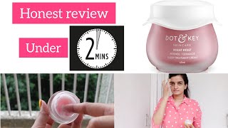 Dot amp key night cream review  Dot amp key retinol night cream  lifeadds [upl. by Seleta53]