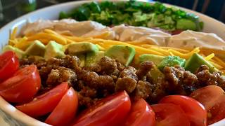 PBS Taco Salad Recipe Vegan [upl. by Htebzile]