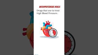 Hypertension treatment  Antihypertensive Drugs hypertensiontreatment pharmacologymedicalmbbs [upl. by Ecnarepmet881]