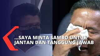 Pesan Ayah Eliezer untuk Ferdy Sambo Saya Minta untuk Jantan dan Tanggung Jawab [upl. by Anilah]