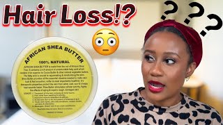 SHEA BUTTER BAD FOR HAIR 😱  Natural Hair Damage  Should You STILL Use It 🤔 [upl. by Aimekahs]