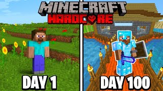 We Survived 100 Days In Minecraft Hardcore  Minecraft Hardcore  Episode 1 Hindi [upl. by Digdirb396]