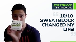 Antiperspirant put to the ULTIMATE test  A SweatBlock Testimonial [upl. by Letha]