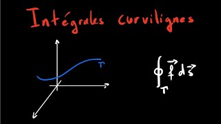 Courbes régulières et intégrales curvilignes  Définitions et interprétation [upl. by Demmy786]