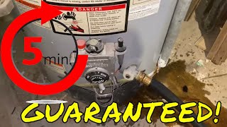 Plumbing Pro Tip How to Drain a Water Heater in 5 Minutes or Less [upl. by Sigler]