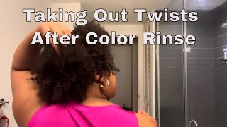 Results of Cellophane Color Rinse I WaterBaby Kendra [upl. by Banks]