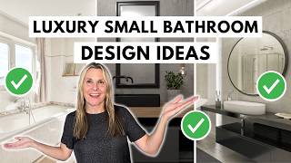 Small Bathroom Decorating Ideas 2024 for a LUXURY Look [upl. by Baron]