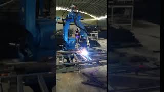 Yaskawa Robot For Arc Welding with Trailer Project 弧焊 5 [upl. by Gould]