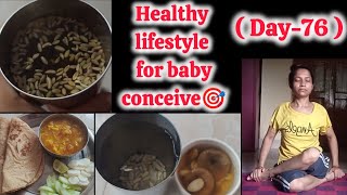 Open tubes blockage🎯🫰Day76 Full day routine🤗 Pratikiduniya [upl. by Leinnad]