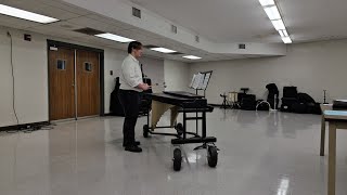 Ean Varden North freshman Rain Dance on marimba Div 1 Gold Rating for ISSMA Solo amp Ensemble [upl. by Enawd]