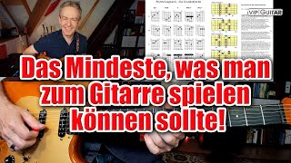 Das Mindeste was man zum Gitarre spielen können sollte [upl. by Eob480]