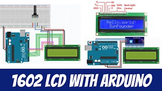 1602 LCD with Arduino  I2C and standard method explained [upl. by Normy]