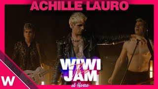 Achille Lauro quotCest la viequot  quotStripperquot San Marino Eurovision 2022  Wiwi Jam at Home [upl. by Asamot]