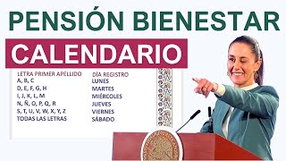 LA PRESIDENTA Publica Calendario Pensión y Nuevos Derechos [upl. by Dun]