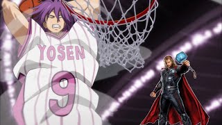 ALL THORS HAMMER ⚡ by MURASAKIBARA ATSUSHI  Kuroko no Basket [upl. by Raphaela]