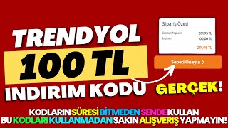 Trendyol 100 TL İndirim Kodu Alma  Trendyol İndirim Kodları 2023 [upl. by Nickles592]