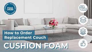 how to order replacement couch cushion foam [upl. by Dottie125]