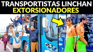 ¡PARO NACIONAL MASIVO TRANSPORTISTAS LINCHAN EXTORSIONADORES [upl. by Elleined54]