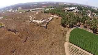 Tel Lachish Aerial View BibleWalkscom [upl. by Casavant]