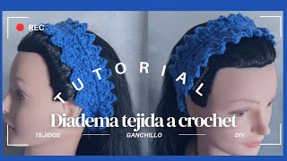 Cómo Tejer una Diadema a Crochet Fácil Rápido y Paso a Paso [upl. by Nevuer819]