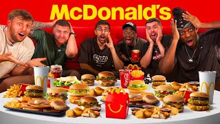 SIDEMEN EAT EVERYTHING ON THE MCDONALDS MENU [upl. by Leola631]