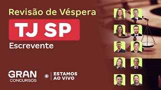 Concurso TJ SP Escrevente Técnico do Judiciário  Revisão de véspera [upl. by Peria217]