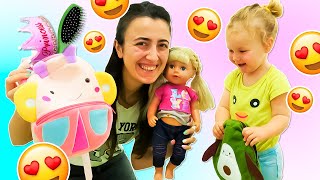 Spielspaß mit Puppen Derin und Baby Born auf der Pyjamaparty Mama Vlog [upl. by Matthaeus]