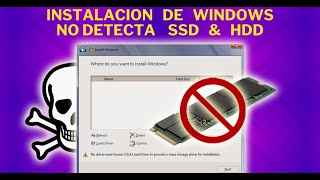 SOLUCION Instalacion Windows 10 amp 11 no detecta M2 SSD o Disco Duro  SOPTECO [upl. by Riella]