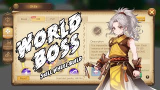 Kensei Class World Boss Skill Wheel Build  Draconia Saga [upl. by Genia]