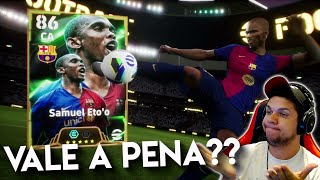 🔥EFOOTBALL 2025 TESTANDO ETOO OVERALL 105 DUPLO ÍMPETO BOJAN E MORIENTES VALE A PENA [upl. by Disario410]