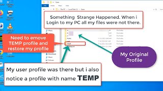 How to restore user profile in windows 10 11 [upl. by Rao]