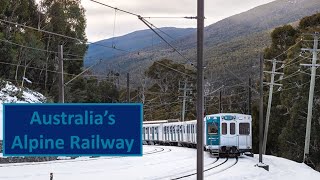 Australias Alpine Railway The Perisher Skitube [upl. by Adnahsal]