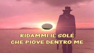 Zucchero ridammi il sole Karaoke e testo sincronizzato [upl. by Nyltac]