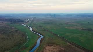 🌊Rzeka Łeba płynąca 2 km od Wolinii 🏠 [upl. by Ij]