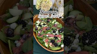 Nessarose Spinach Salad inspired by wicked wickedmusical wickedmovie spinach saladrecipe [upl. by Enillebyam156]