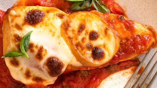 CHICKEN PIZZAIOLA WITH SMOKED SCAMORZA CHEESE [upl. by Gudrun344]