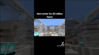 Minecraft item sorter for 10 million items [upl. by Daniella]