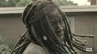 Michonne saves Judith from The Kids  THE WALKING DEAD 9x14 HD Scene [upl. by Kahlil]