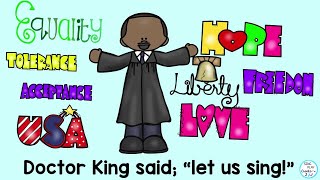 Martin Luther King Jr Childrens Song quotHis Dream Lives Onquot Song to Honor MLK Day Sing Play Create [upl. by Norraf476]