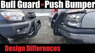 Push Bumper vs Bull Guard  AnthonyJ350 [upl. by Essilem]