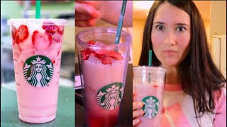 HOW TO MAKE A PINK DRINK AT HOME amp SAVE LOTS OF MONEY [upl. by Ennaj]