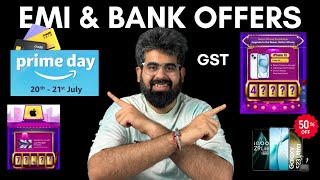 Amazon prime day sale  EMI Bank Offer  Tricks to get iPhone  Mobiles Mac TV at cheapest  GST [upl. by Torrie]