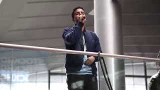 BASIM  Cliche Love Song POP UP CPH AIRPORT [upl. by Ariaic]