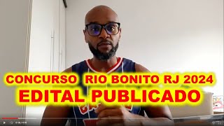 Concurso Prefeitura de Rio Bonito RJ 2024 edital publicado [upl. by Oliviero]