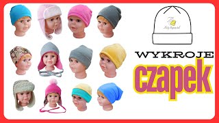 Wykroje czapek  instrukcje szycia krok po kroku [upl. by Carilla]