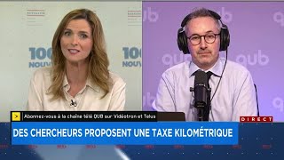 Taxe kilométrique  «C’est quand même pas une petite taxe qu’on évoque» dit Francis Gosselin [upl. by Malan]