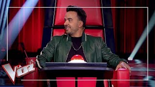 El verdadero poder del bloqueo para Luis Fonsi  Momentazo  La Voz Antena 3 2019 [upl. by Ellerehs400]