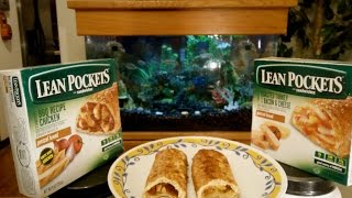 Lean Pockets BBQ Recipe Chicken VS Roasted Turkey With Bacon amp Cheese Review [upl. by Vani]