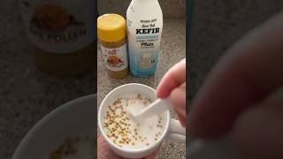 Drinking Kefir with Bee Pollen [upl. by Asial199]